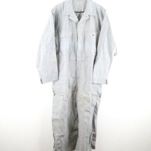 Vintage 70s Big Mac Striped Denim Mechanic Suit